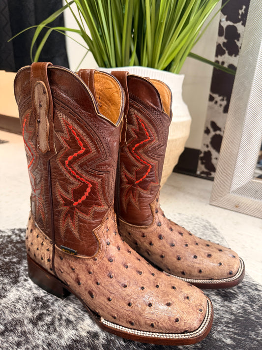 Men’s Exotic Print Cowboy Boots – Square Toe