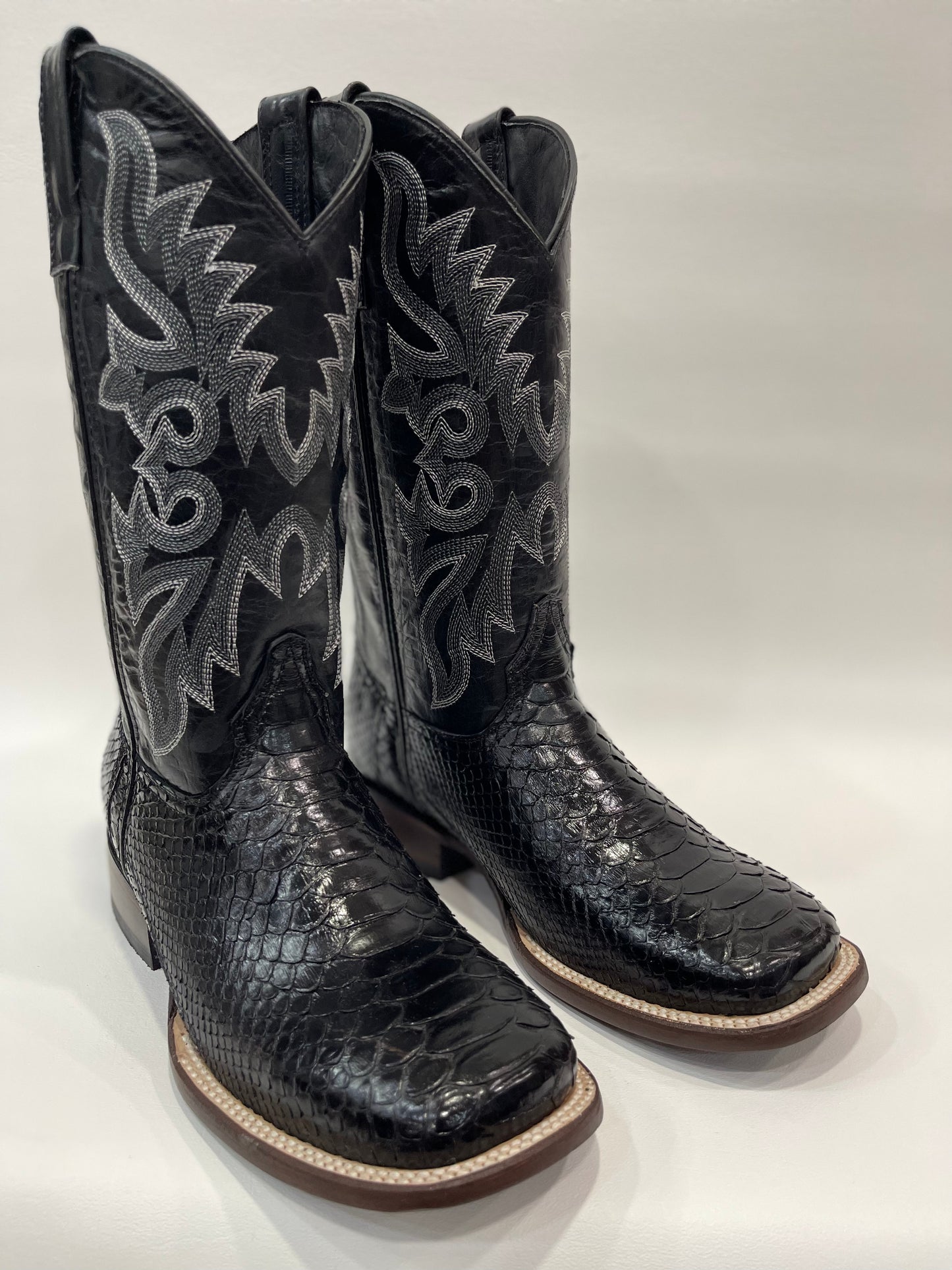 Men’s Genuine Exotic Python Black
