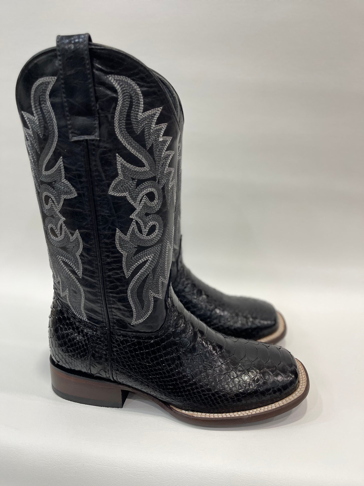 Men’s Genuine Exotic Python Black