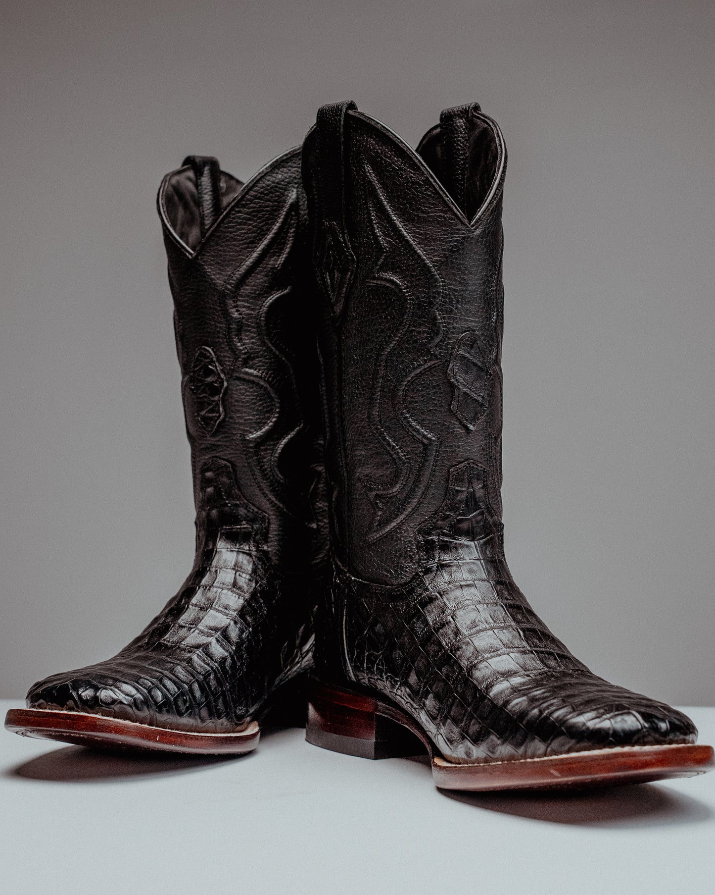 Caiman Belly Exotic Boots