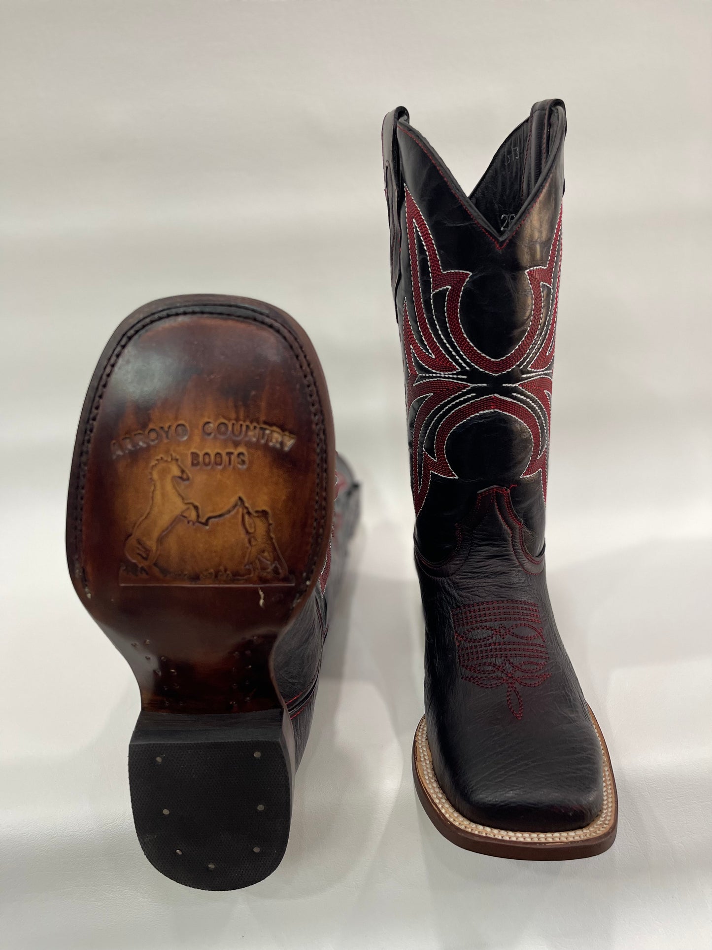 Men’s Genuine Exotic Smooth Ostrich Black Cherry