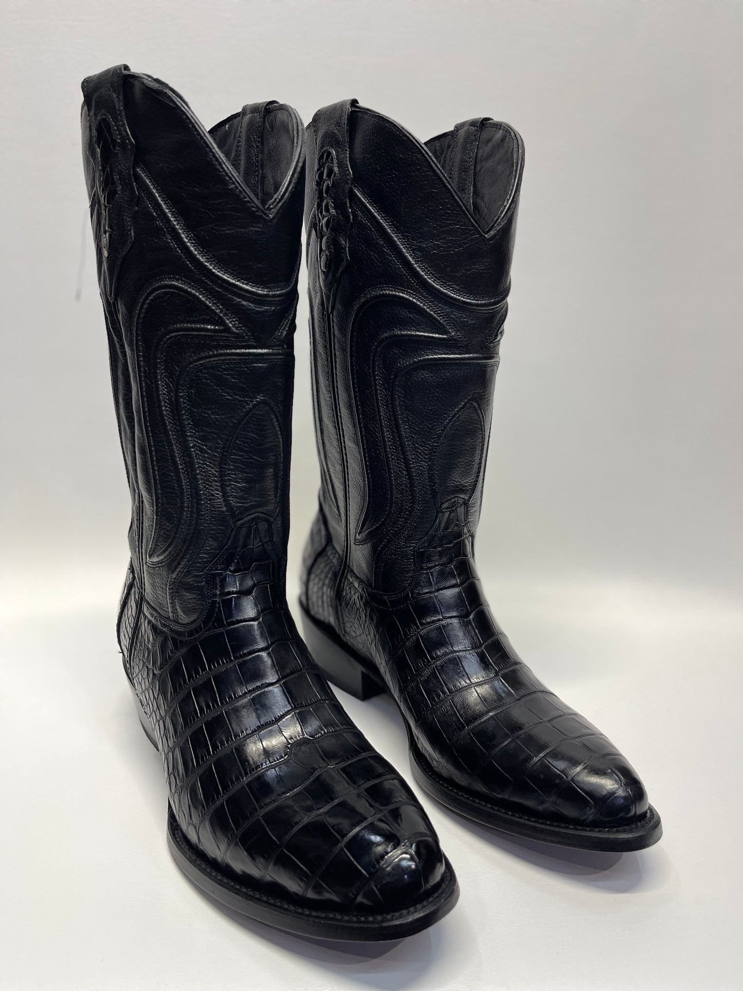 Men’s Genuine Exotic American Alligator Black