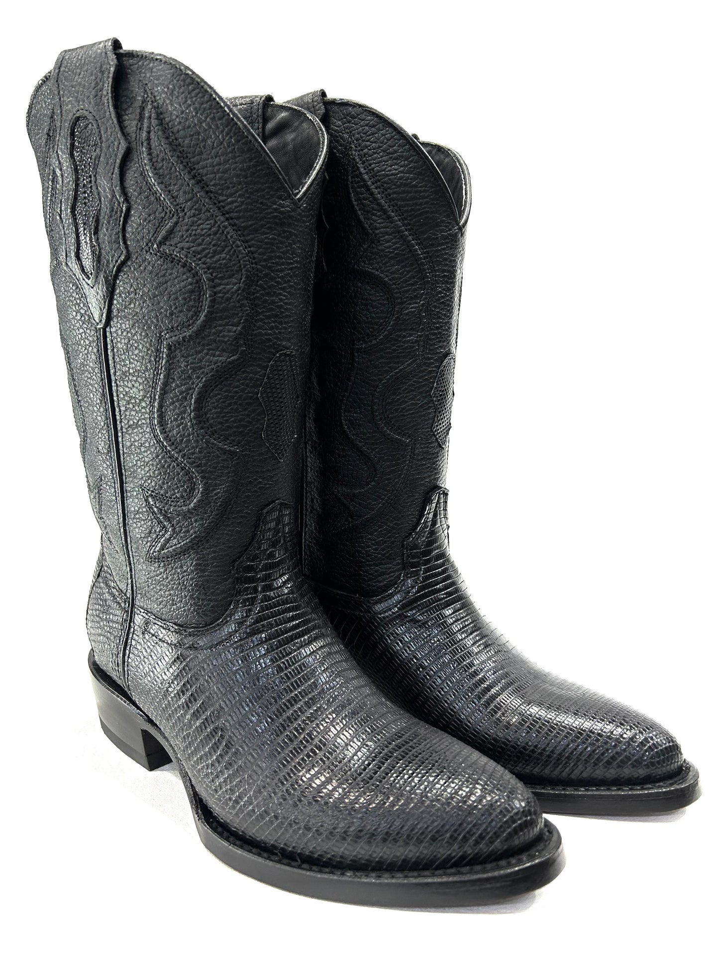 Men’s Genuine Exotic Lizard Black