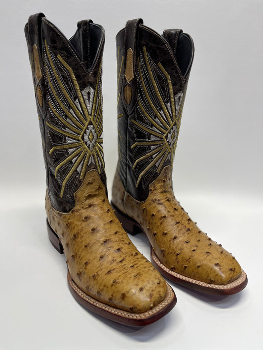 Men’s Paja Mack Full Quill Ostrich Dallas Toe Exotic Boot