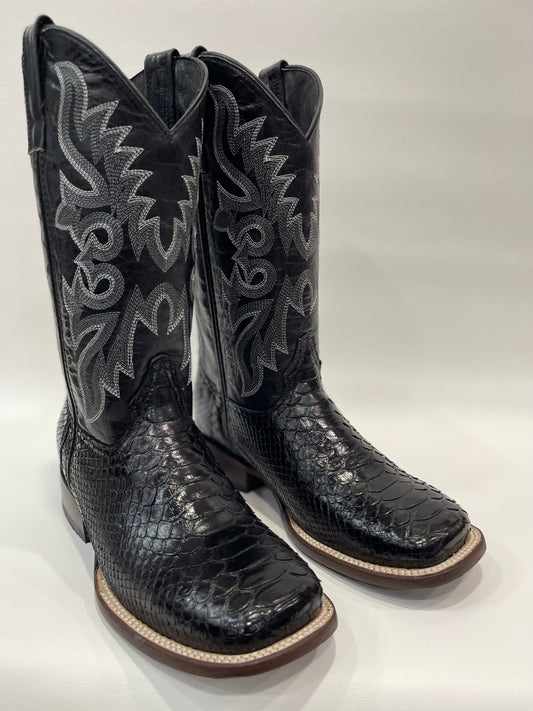 Men’s Genuine Exotic Python Black