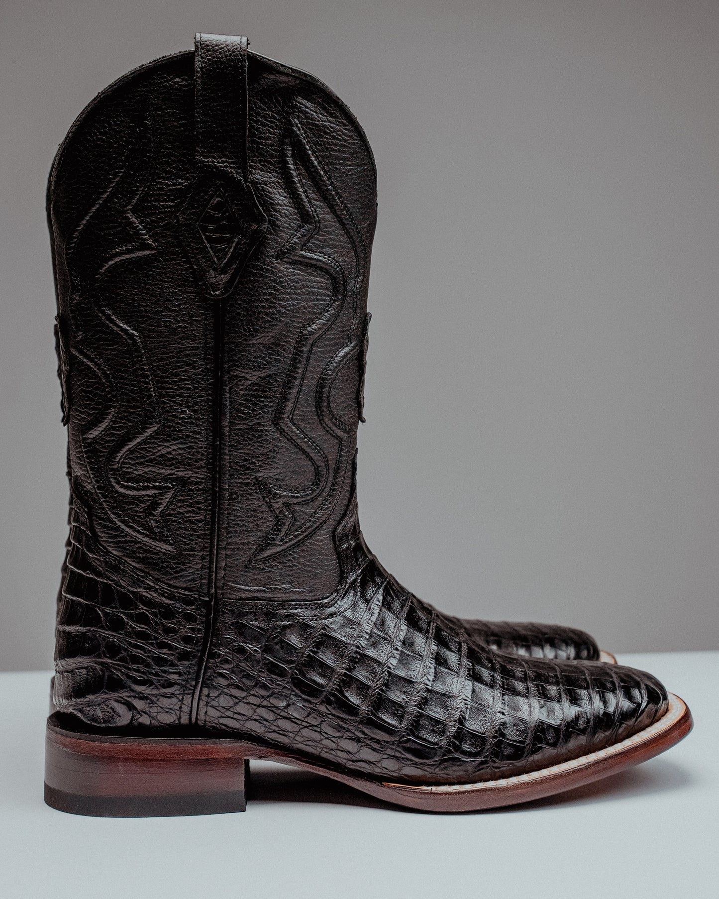 Caiman Belly Exotic Boots