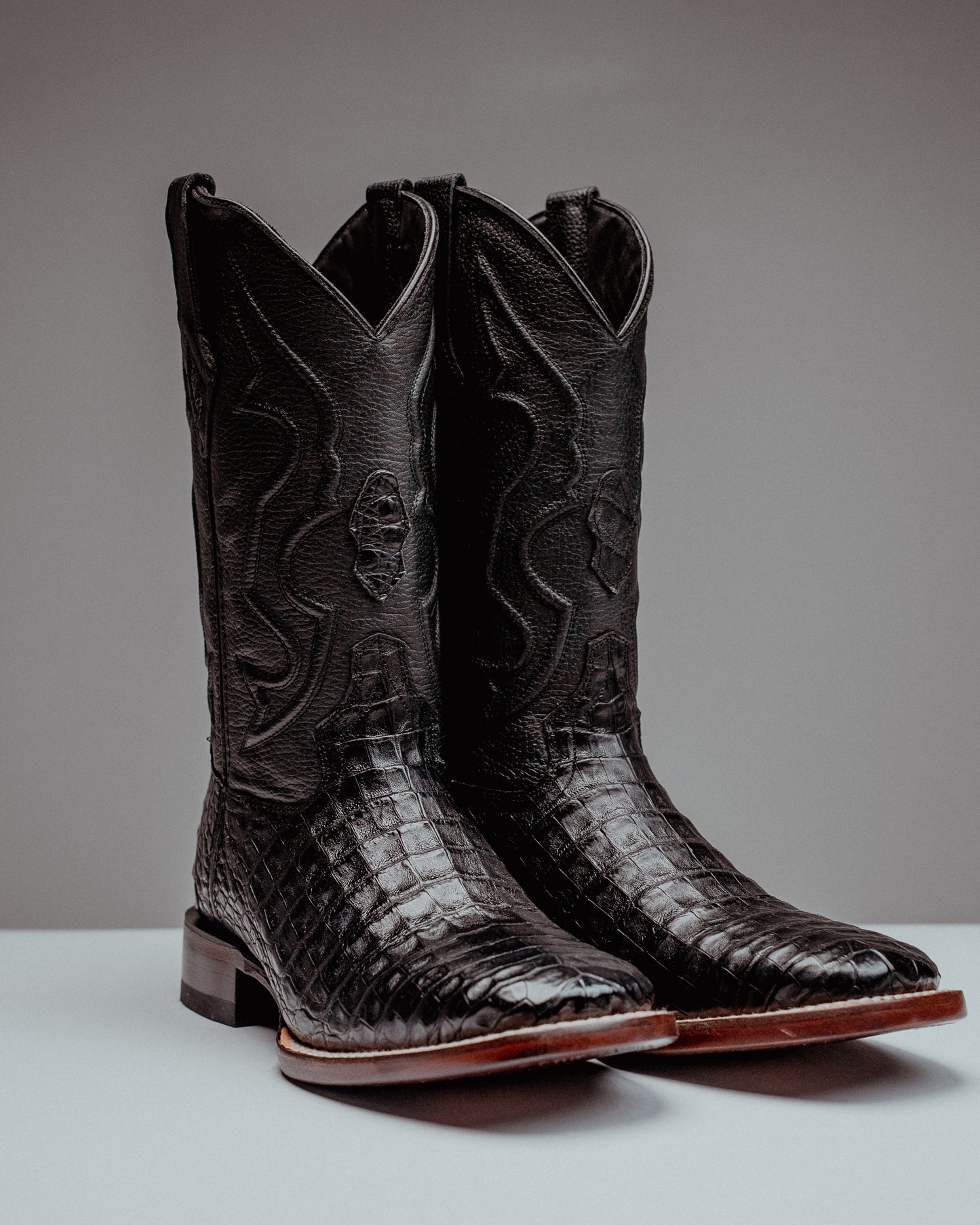 Caiman Belly Exotic Boots