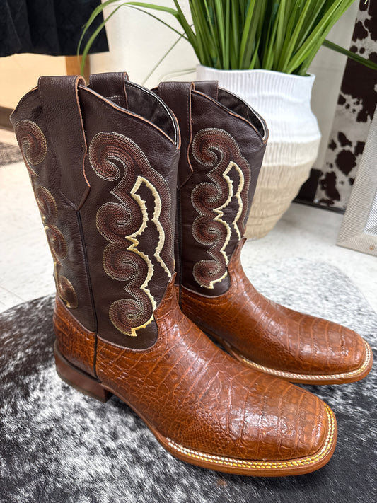 Men’s Exotic Print Cowboy Boots – Square Toe