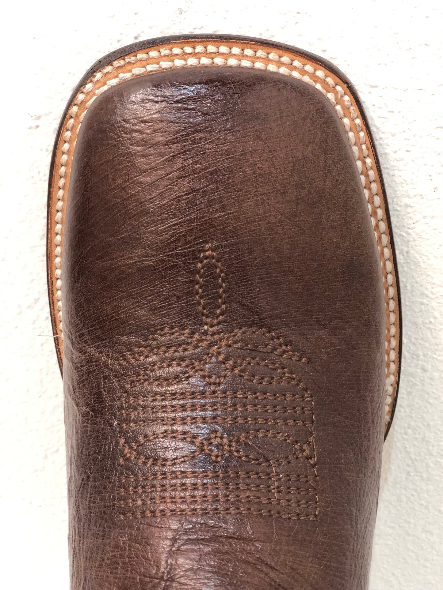 Men’s Genuine Exotic Smooth Ostrich Brown