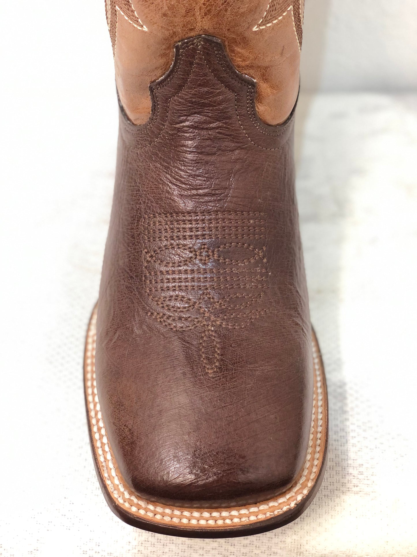 Men’s Genuine Exotic Smooth Ostrich Brown