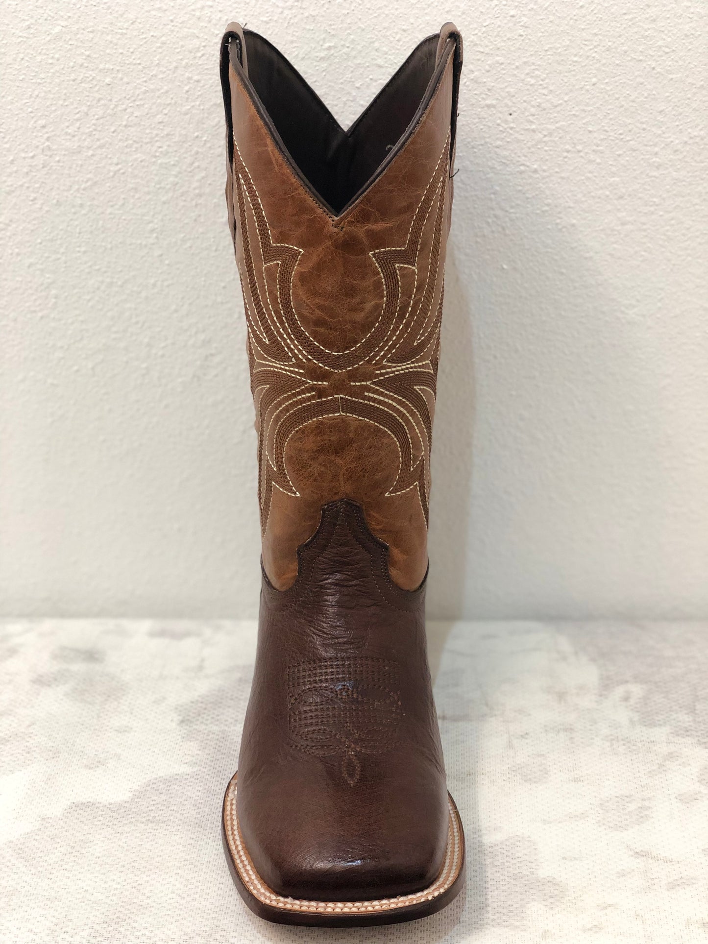 Men’s Genuine Exotic Smooth Ostrich Brown